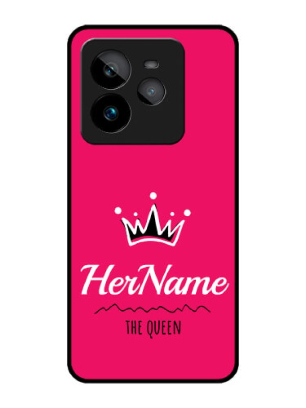 Custom Realme GT 7 Pro Custom Metal Phone CaseQueen With Name Design