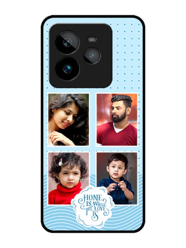 Custom Realme GT 7 Pro Custom Metal Phone CaseCute Love Quote With 4 Pic Upload Design