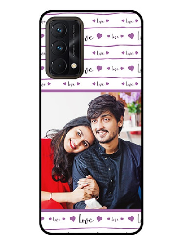 Custom Realme GT Master Edition Custom Metal Phone CaseCouples Heart Design