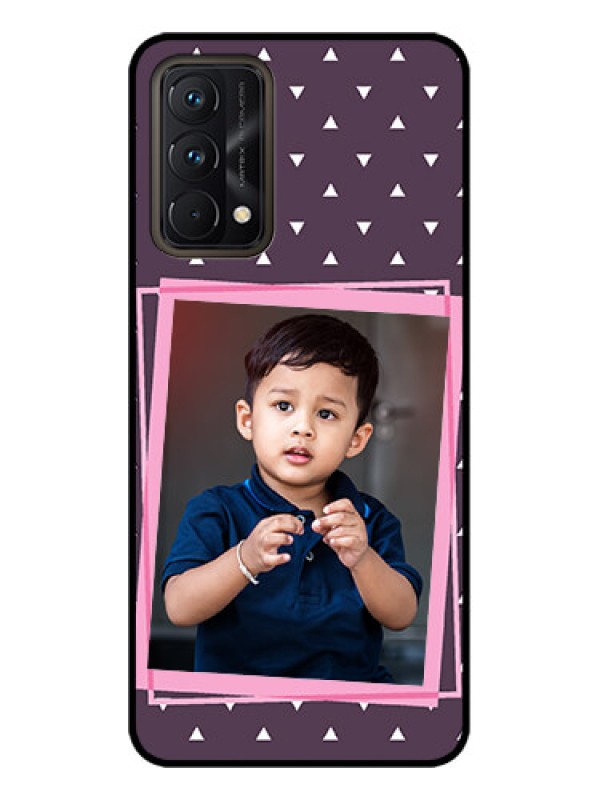 Custom Realme GT Master Edition Custom Metal Phone CaseTriangle Pattern Dotted Design