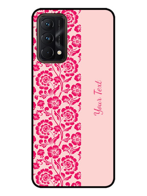Custom Realme GT Master Edition Custom Metal Phone CaseAttractive Floral Pattern Design
