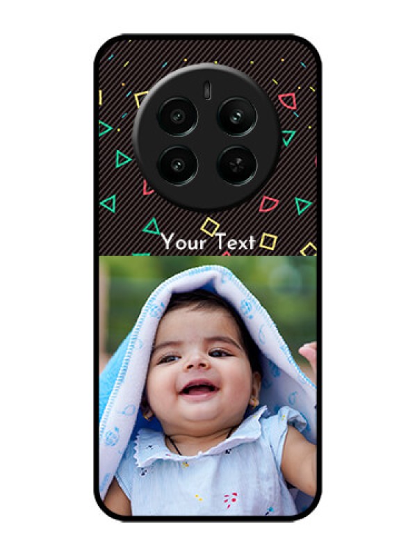 Custom Realme Narzo 70 5G Custom Metal Phone Case - With Confetti Birthday Design
