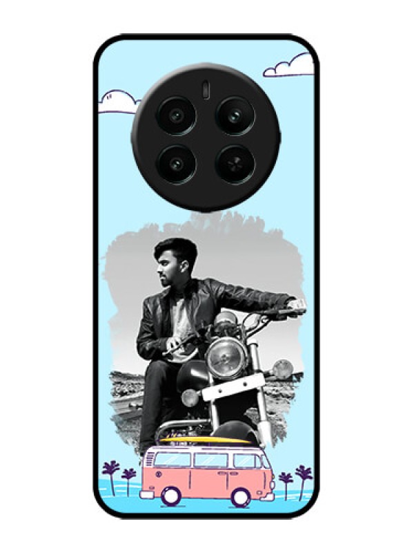 Custom Realme Narzo 70 5G Custom Metal Phone Case - Travel and Adventure Design
