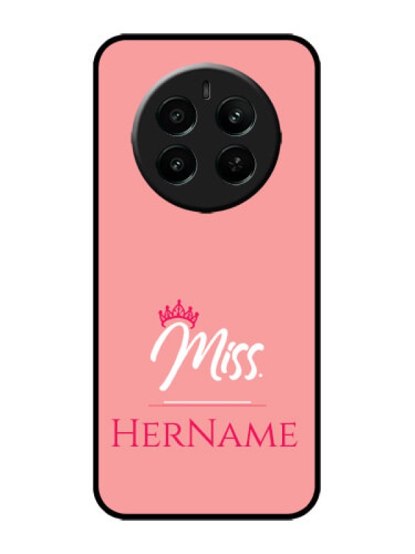 Custom Realme Narzo 70 5G Custom Metal Phone Case - Mrs With Name Design