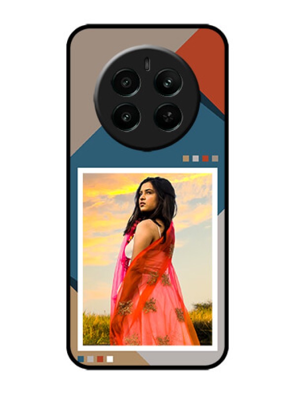 Custom Realme Narzo 70 5G Custom Metal Phone Case - Retro Color Pallet Design