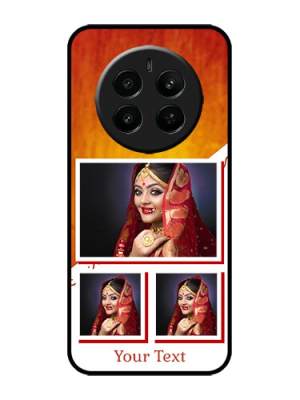 Custom narzo 70 Pro 5G Custom Metal Phone Case - Wedding Memories Design