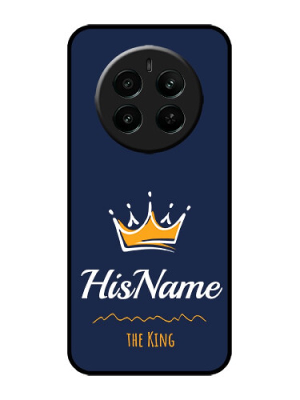 Custom narzo 70 Pro 5G Custom Metal Phone Case - King With Name Design