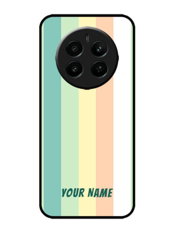 Custom narzo 70 Pro 5G Custom Metal Phone Case - Multi - Colour Stripes Design