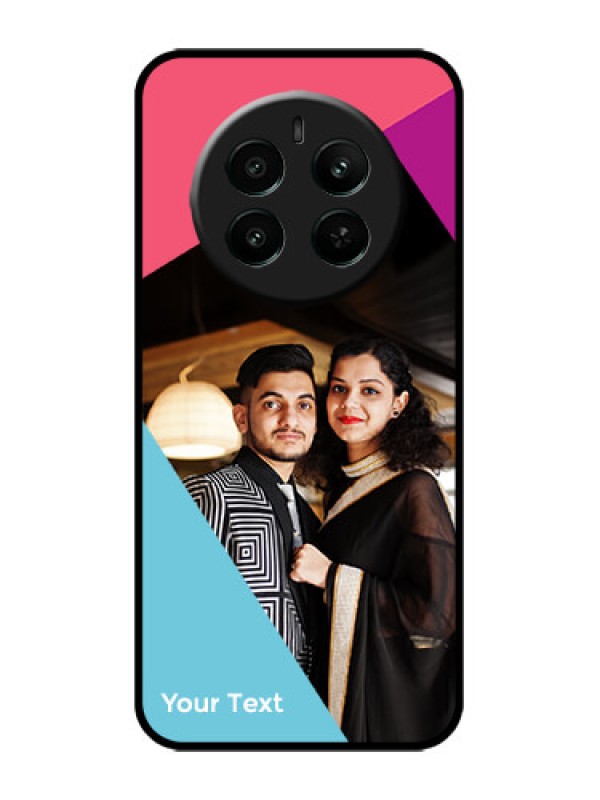 Custom narzo 70 Pro 5G Custom Metal Phone Case - Stacked Triple Colour Design