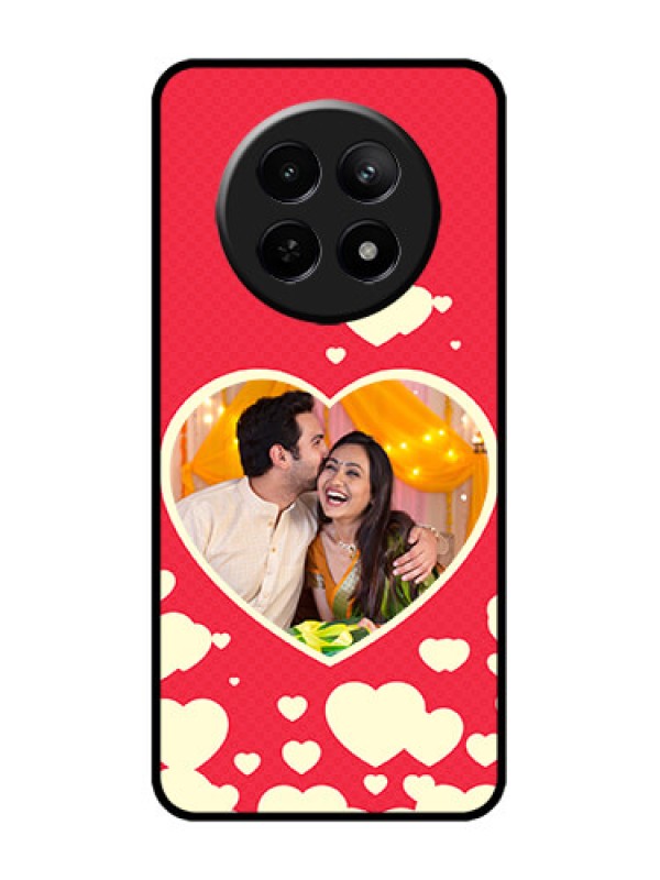 Custom narzo 70X 5G Custom Metal Phone Case - Love Symbols Phone Cover Design