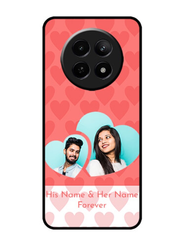 Custom narzo 70X 5G Custom Metal Phone Case - Couple Pic Upload Design