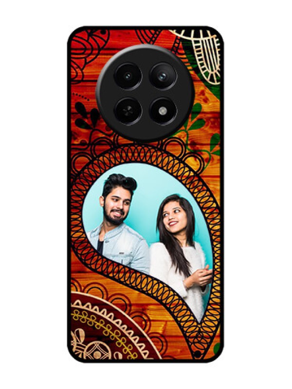 Custom narzo 70X 5G Custom Metal Phone Case - Abstract Colorful Design
