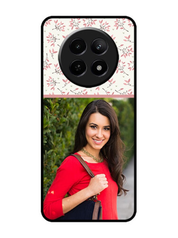 Custom narzo 70X 5G Custom Metal Phone Case - Stunning Floral Design