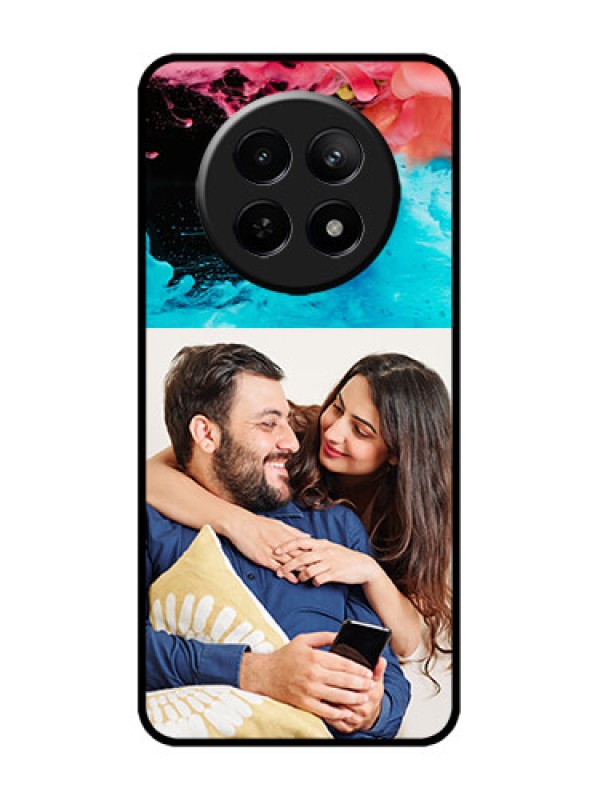 Custom narzo 70X 5G Custom Metal Phone Case - Quote With Acrylic Painting Design