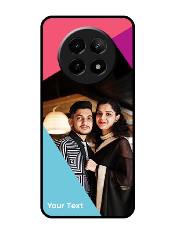 Custom narzo 70X 5G Custom Metal Phone Case - Stacked Triple Colour Design