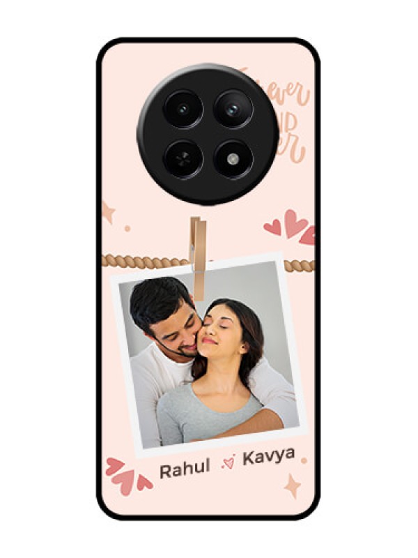 Custom narzo 70X 5G Custom Metal Phone Case - Forever And Ever Love Design