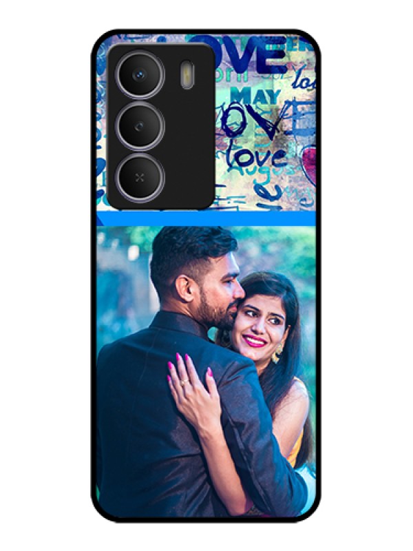 Custom Realme Narzo 80 Lite Custom Metal Phone Case - Colorful Love Design