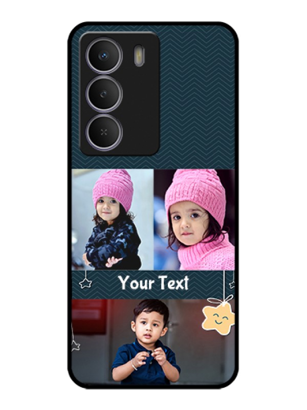Custom Realme Narzo 80 Lite Custom Metal Phone Case - Hanging Stars Design
