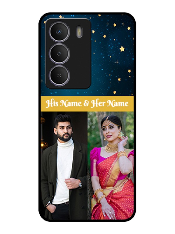 Custom Realme Narzo 80 Lite Custom Metal Phone Case - Galaxy Stars Backdrop Design