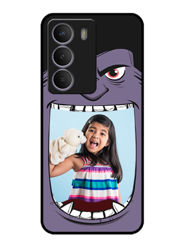 Custom Realme Narzo 80 Lite Custom Metal Phone Case - Angry Monster Design