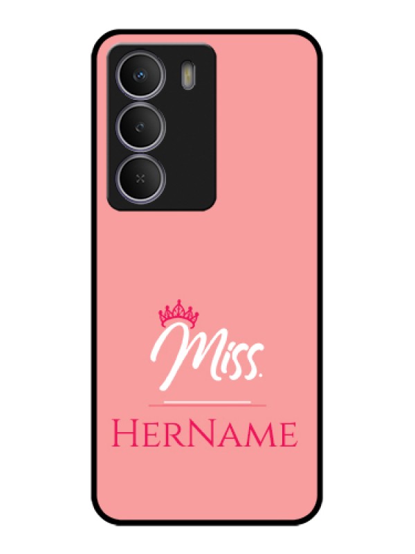 Custom Realme Narzo 80 Lite Custom Metal Phone Case - Mrs With Name Design