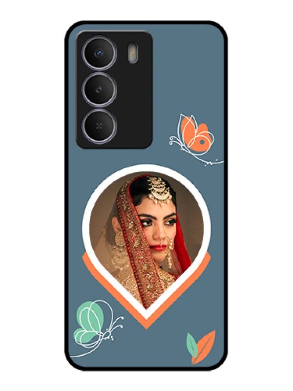 Custom Realme Narzo 80 Lite Custom Metal Phone Case - Droplet Butterflies Design