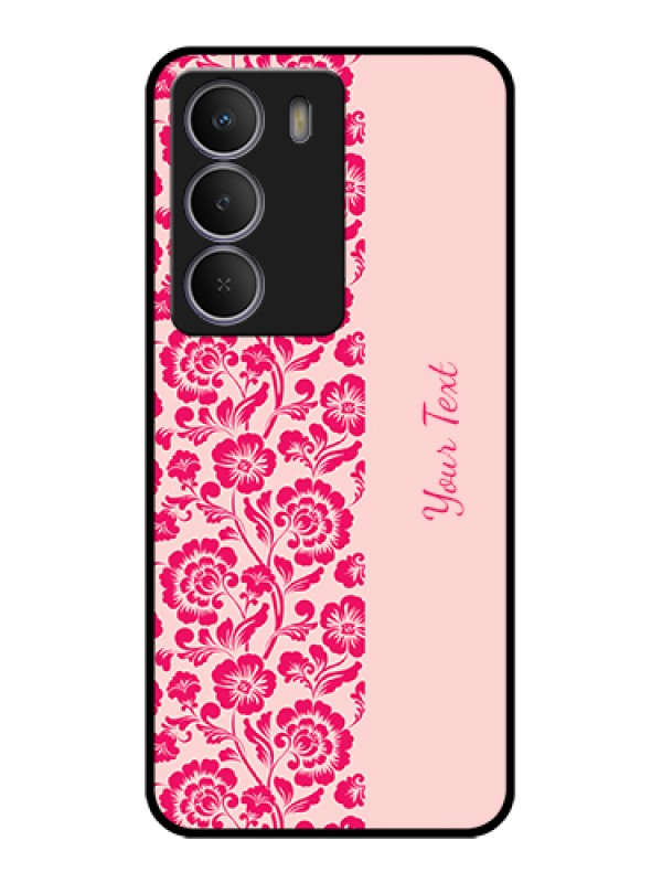 Custom Realme Narzo 80 Lite Custom Metal Phone Case - Attractive Floral Pattern Design