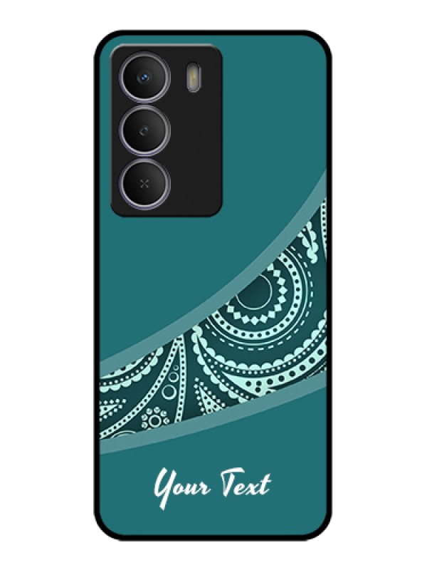 Custom Realme Narzo 80 Lite Custom Metal Phone Case - Semi Visible Floral Design