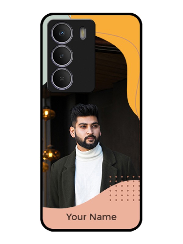 Custom Realme Narzo 80 Lite Custom Metal Phone Case - Tri - Coloured Overlay Design