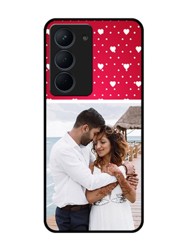 Custom Narzo 80x 5G Custom Metal Phone Case - Hearts Mobile Case Design