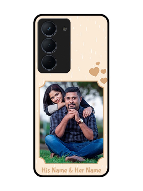 Custom Narzo 80x 5G Custom Metal Phone Case - With Confetti Love Design
