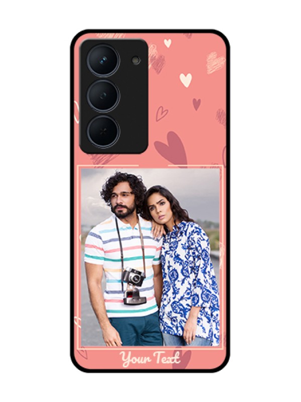 Custom Narzo 80x 5G Custom Metal Phone Case - Love Doodle Art Design