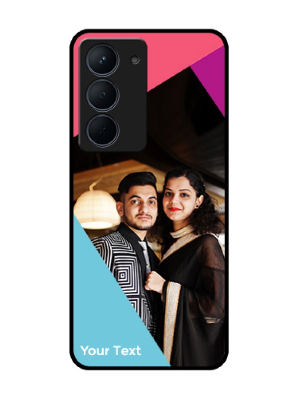Custom Narzo 80x 5G Custom Metal Phone Case - Stacked Triple Colour Design