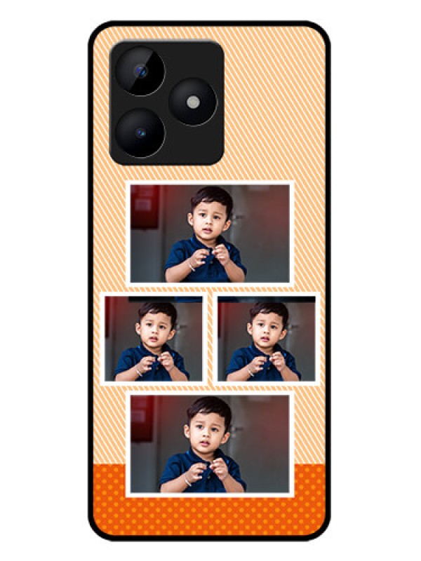 Custom narzo N53 Custom Metal Phone Case - Bulk Photos Upload Design