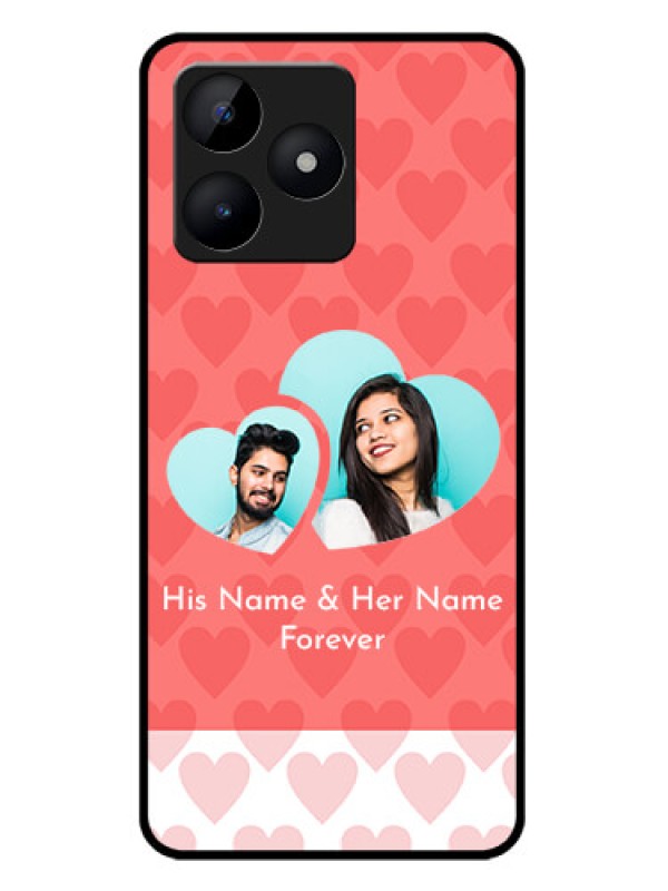 Custom narzo N53 Custom Metal Phone Case - Couple Pic Upload Design