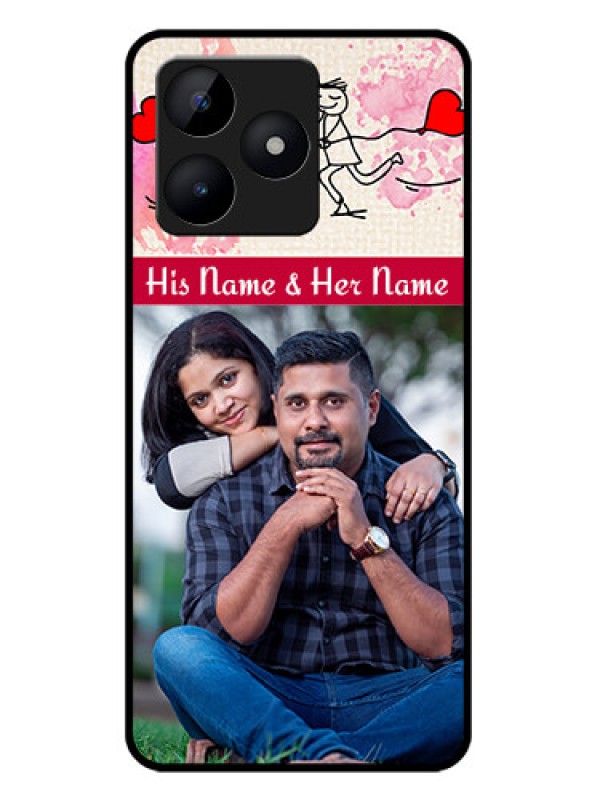 Custom narzo N53 Custom Metal Phone Case - You And Me Case Design