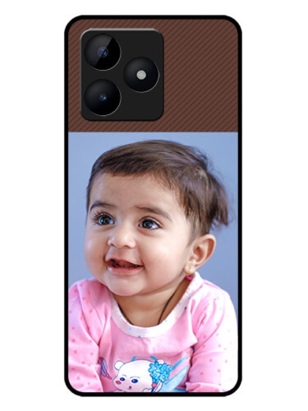 Custom narzo N53 Custom Metal Phone Case - Elegant Case Design