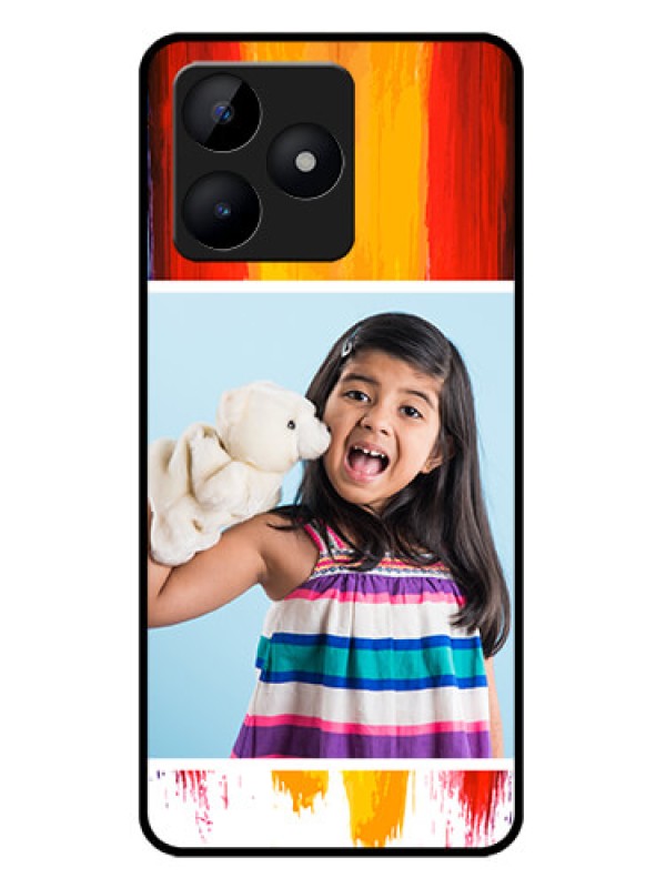 Custom narzo N53 Custom Metal Phone Case - Multi Color Design