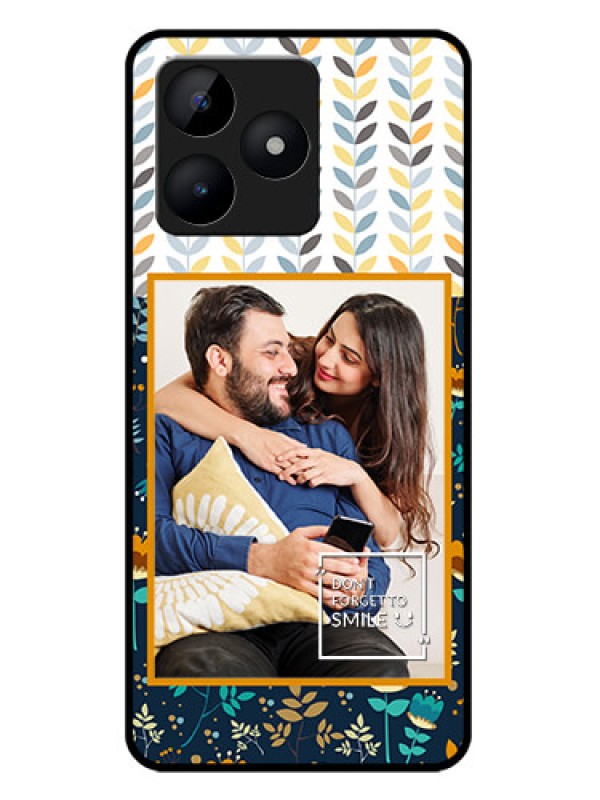Custom narzo N53 Custom Metal Phone Case - Pattern Design