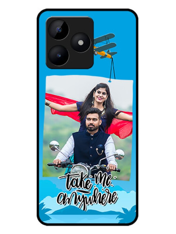 Custom narzo N53 Custom Metal Phone Case - Traveller Design