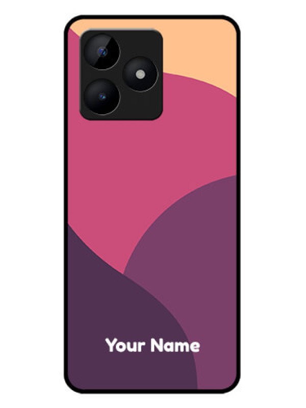 Custom narzo N53 Custom Metal Phone Case - Mixed Multi - Colour Abstract Art Design