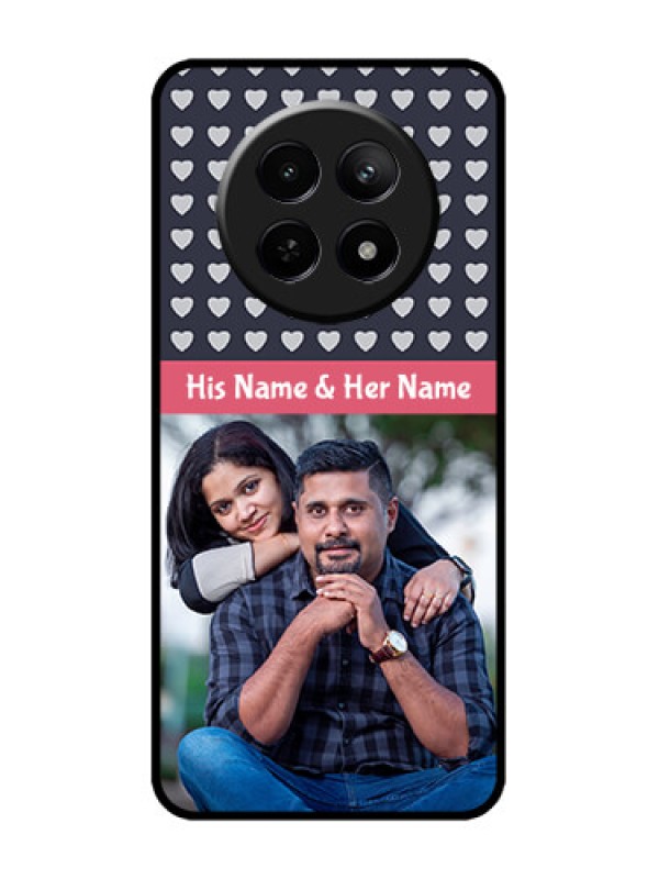 Custom narzo N65 5G Custom Metal Phone Case - Love Symbols Design