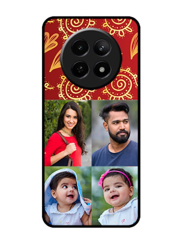 Custom narzo N65 5G Custom Metal Phone Case - 4 Image Traditional Design