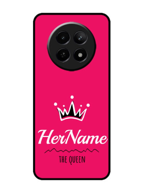 Custom narzo N65 5G Custom Metal Phone Case - Queen With Name Design