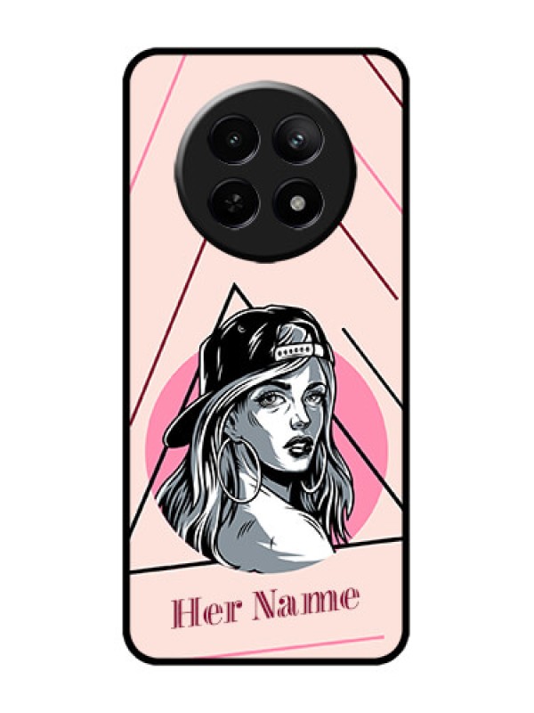 Custom narzo N65 5G Custom Metal Phone Case - Rockstar Girl Design