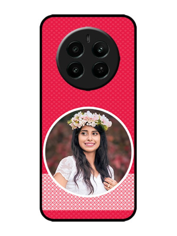 Custom Realme P1 5G Custom Metal Phone Case - Pink Color Pattern Design