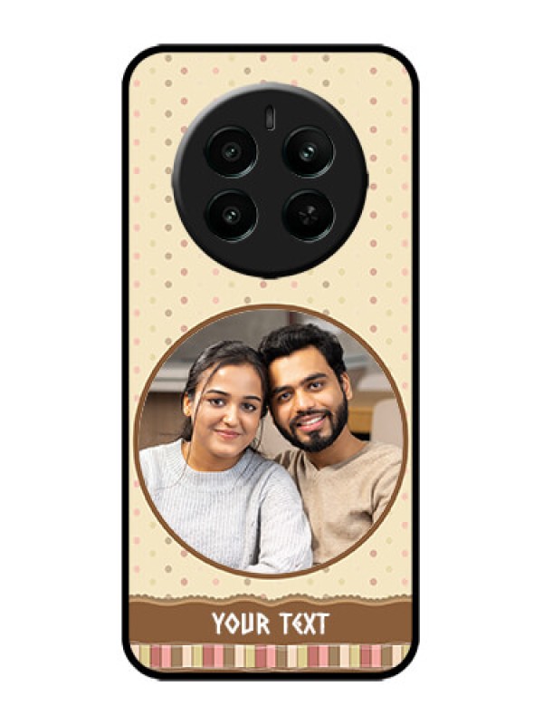 Custom Realme P1 5G Custom Metal Phone Case - Brown Dotted Mobile Case Design