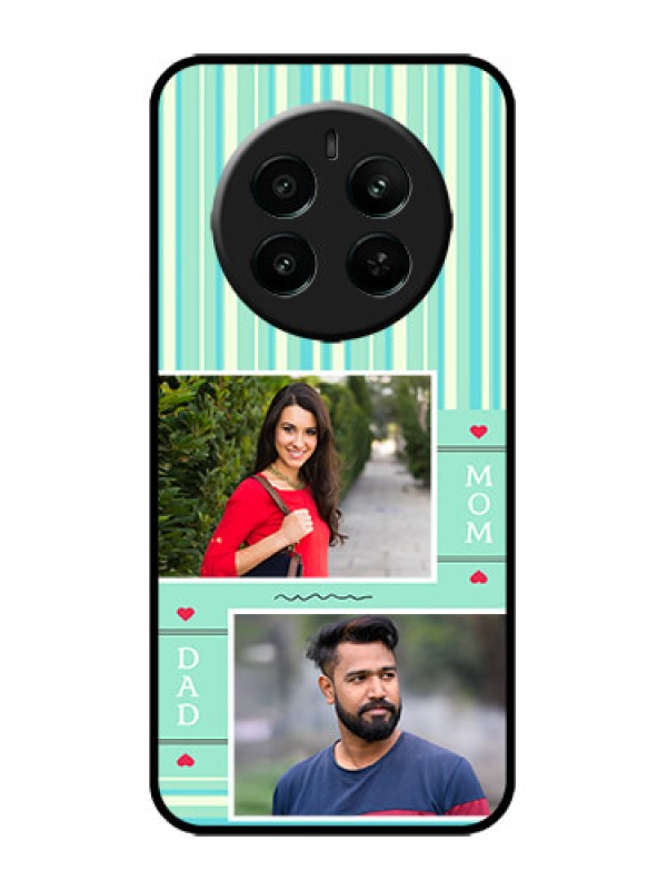 Custom Realme P1 5G Custom Metal Phone Case - Mom and Dad Pic Design