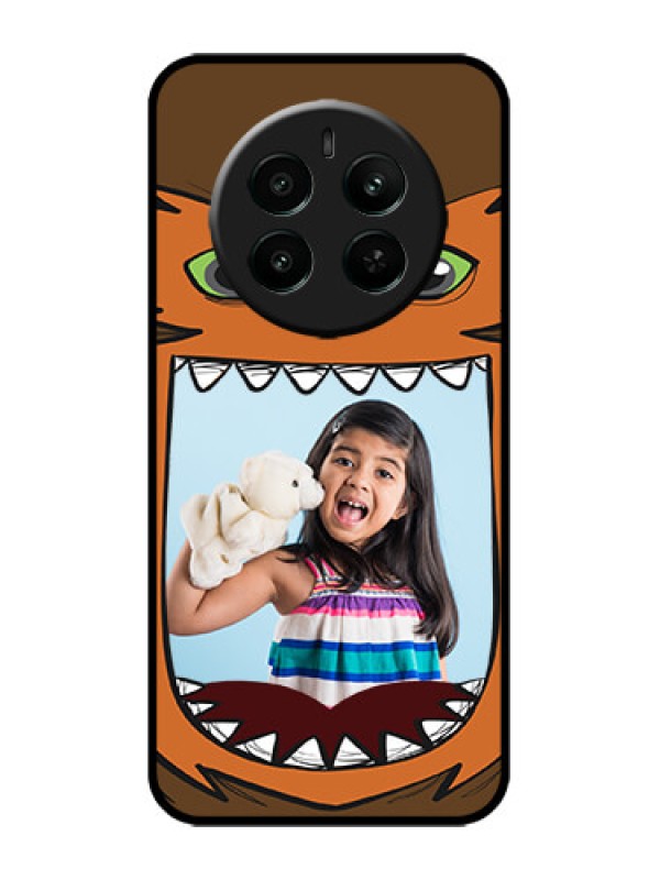 Custom Realme P1 5G Custom Metal Phone Case - Owl Monster Back Case Design