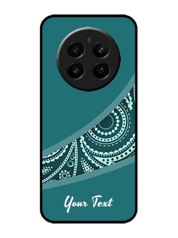 Custom Realme P1 5G Custom Metal Phone Case - Semi Visible Floral Design